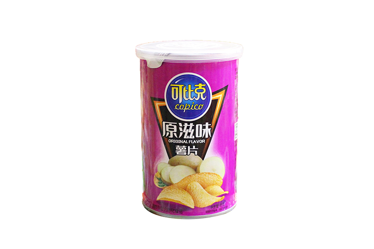 COPICO POTATO CHIPS ORIGINAL CAN 40G